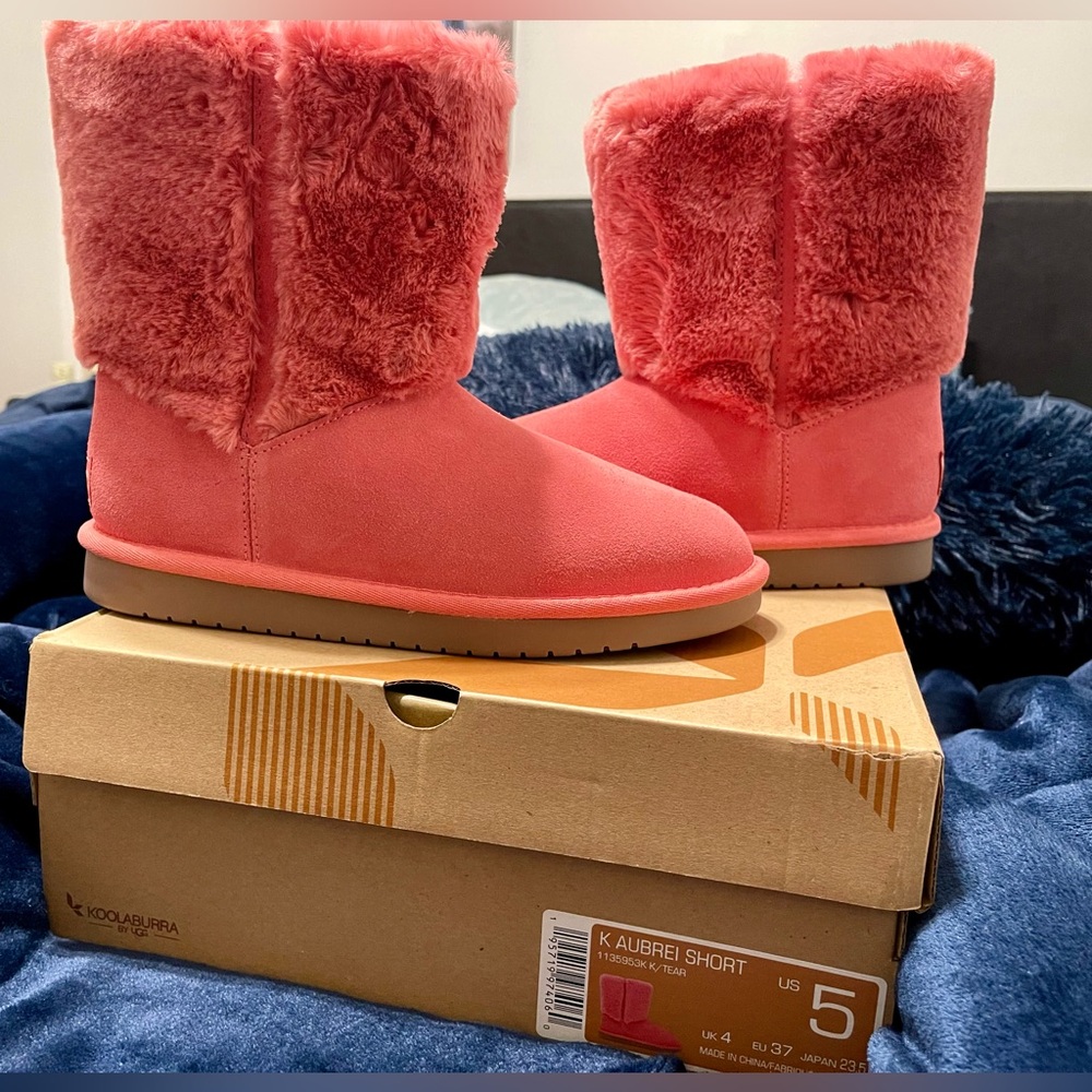 Koolaburra by UGG Aubrei Winter tea rose fur Boots SOLD OUT